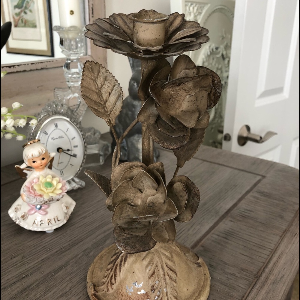 Floral candel stick
